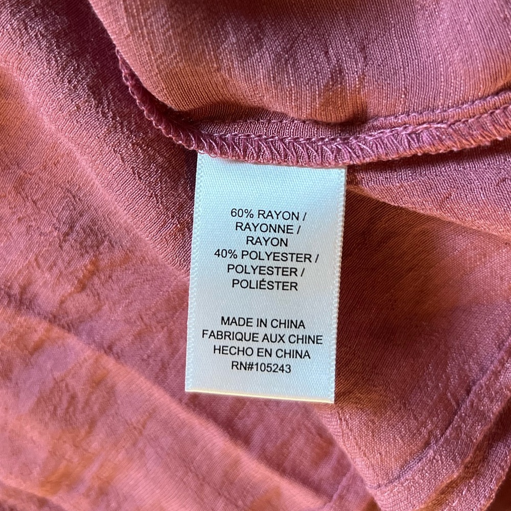 Bobeau Dark Blush Deep Rose Maxi Skirt Size M NWT - Picture 11 of 11